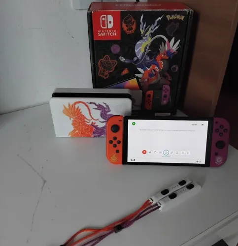 NINTENDO SWITCH OLED EDIÇÃO POKÉMON!!
