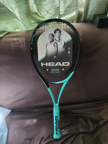 Raquete de tênis Head Boom MP 2022 empunhadura L4 NOVA ZERO no PLÁSTICO