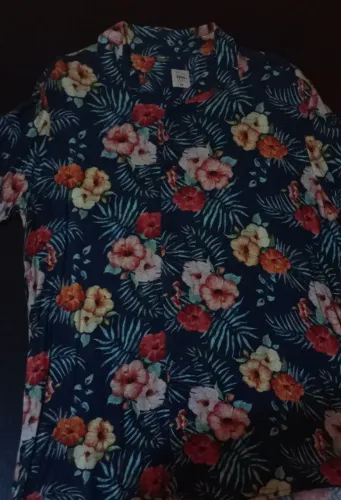 Camisa Masculina Floral Pool Soul - Tamanho M