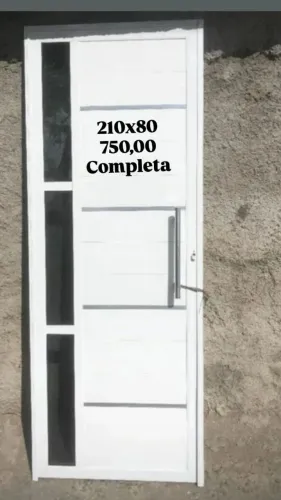PORTA LAMBRIL COM PUXADOR DE ALUMÍNIO