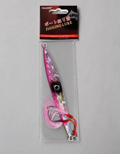 JIG 60G COM DOIS SUPORTE HOOK PARA PESCARIA VERTICAL 