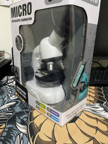 Microscópio de examinação 100x,400x1200x