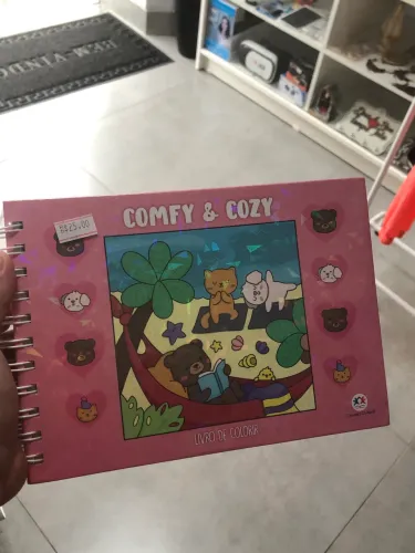 Livro De Colorir Comfy & Cozy Espiral Ciranda Cultural Novo