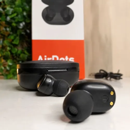 Fone Bluetooth AirDots TWS - Som de Qualidade e Liberdade Sem Fios!
