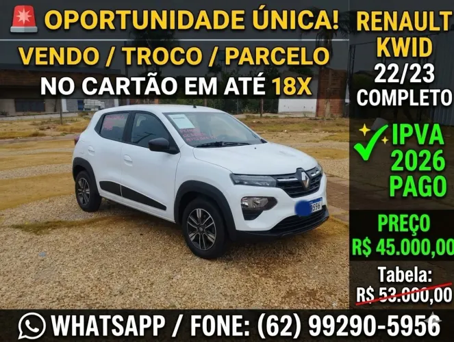Renault Kwid Intense 1.0 Flex 12V 5P Mec. 2023