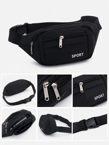 Pochete Impermeável Sport Multi-Zíper: Praticidade e Segurança! ?