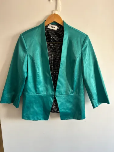 Blazer shantung verde 44