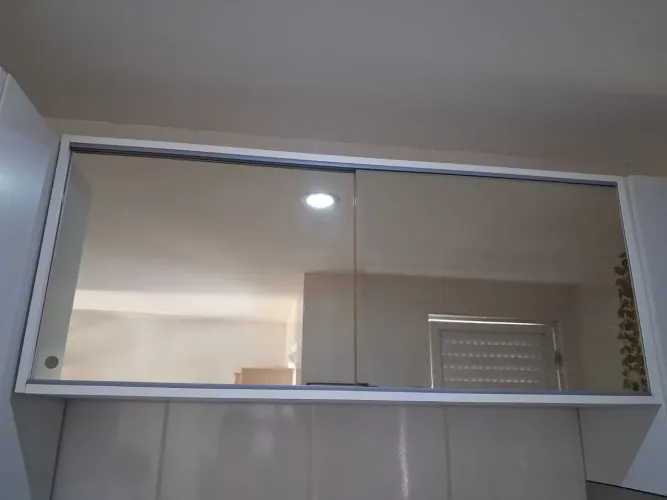 Armário Aéreo Madesa Acordes porta de vidro