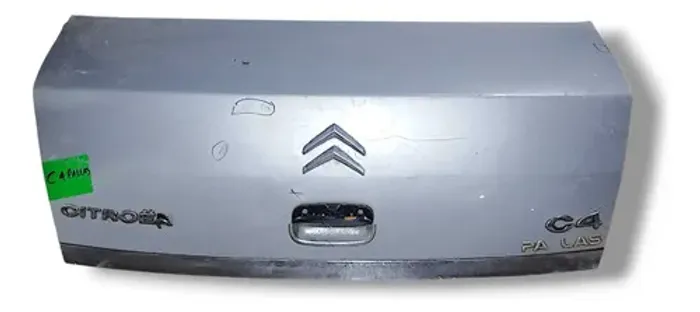 Tampa Traseira Porta Malas Citroen C4 Pallas 2008 A 2012 Det Prateado