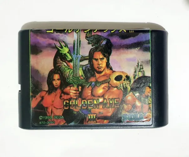 GOLDEN AXE 3 III PARA MEGA DRIVE E SEGA GENESIS JOGÃO EXCELENTE CARTUCHO NOVINHO RARIDADE