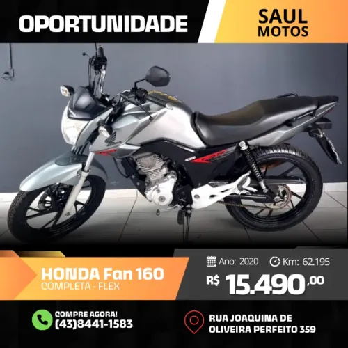 HONDA Fan 160, ANO 2020