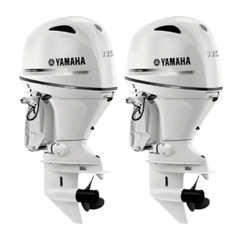Parelha Yamaha 115HP Branco 4Tempos - Motor de Popa Novo