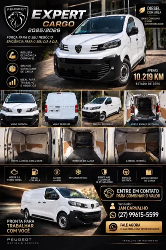 Peugeot Expert Cargo 1.5 Turbo Diesel 2025