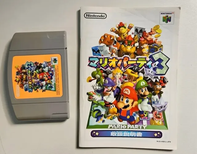 Mario Party 3 Nintendo 64 N64 original + manual Jp