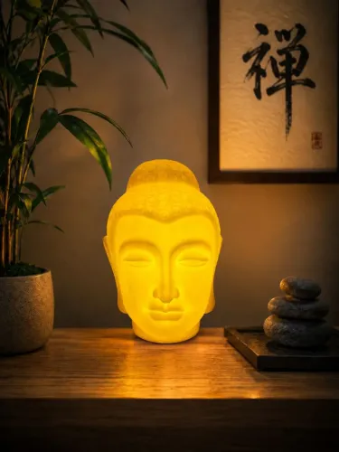 LUMINÁRIA BUDA AMARELO 