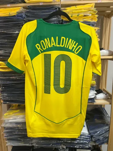 Camisa Brasil 2004 Ronaldinho