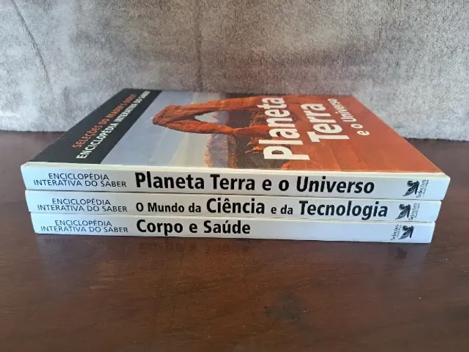 Coleção Enciclopédia Interativa do Saber-Editora Seleções Reader's Digest - 3 Volumes 2005