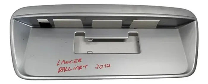 Suporte Placa Mitsubishi Lancer Ralliart 2012 A9510 Cinza
