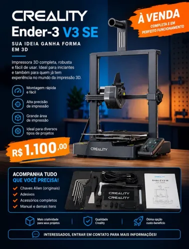Impressora 3D Creality Ender 3 V3 SE 