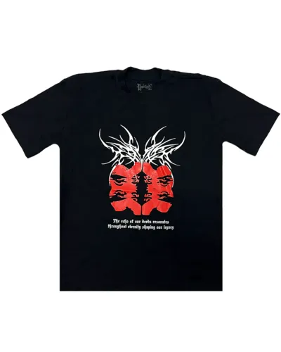 Camiseta Streetwear Alternativa Preta Depths 100% Algodão | Tamanhos do P ao GG 