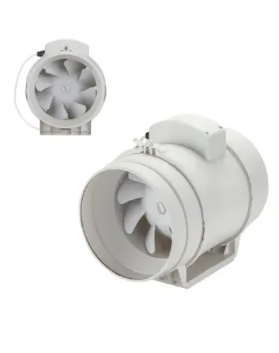 Exaustor Axial Turbo Exl 200mm Branco 155w 110v Ventisol