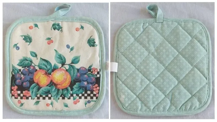 Pegas para cozinha em pano algodão