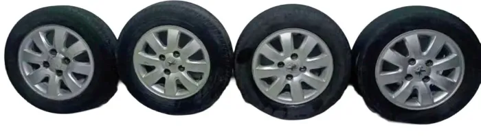 Jogo de Rodas Aro 14 Peugeot Citroen Ford 4x108 Original Aro 14 207 Peugeot Citroen s/Pneu