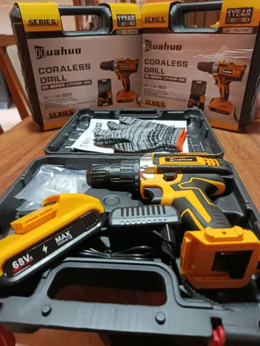 Parafusadeira e Furadeira de Impacto Profissional Bateria 64v (NOVA NA CAIXA)