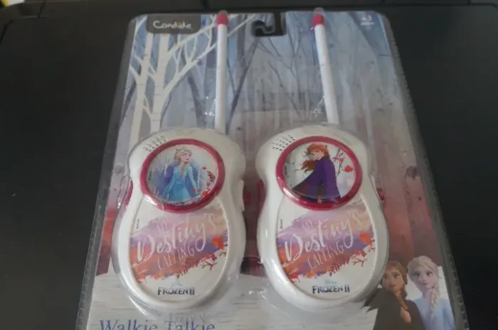 Walkie Talkie Infantil Frozen Candide
