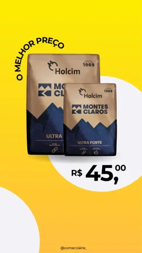 CIMENTO MONTES CLAROS - 50KG