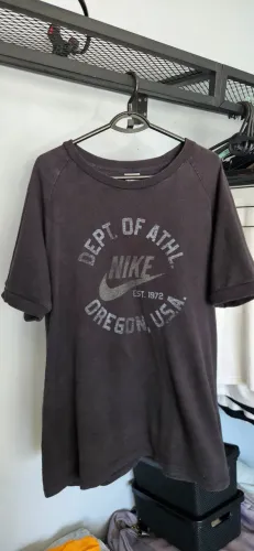Camiseta Preta Estampada - Nike - Tamanho: G