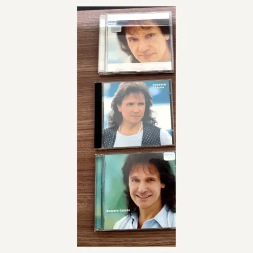 3 CDs Roberto Carlos Originais Anos 90 - Mensagens e Mais Dois - Com Encarte