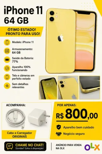 iPhone 11 64G 77% BT