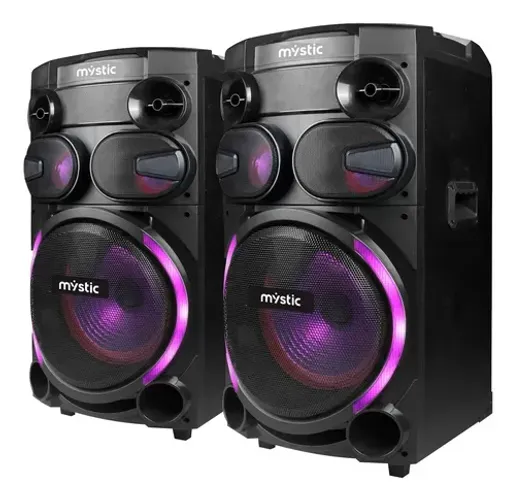 Caixa de som torre amplificada Mystic
