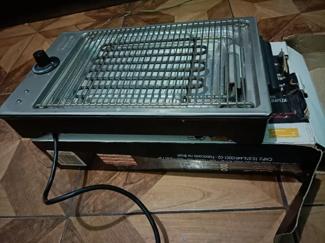 Churrasqueira eletrica Cotherm Giulietta com problema no termostato 
