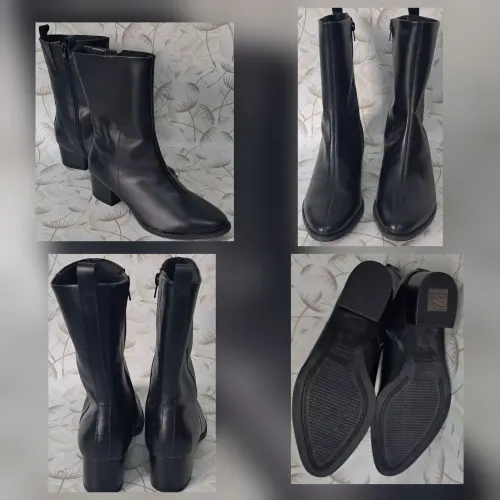 Bota de couro Usaflex