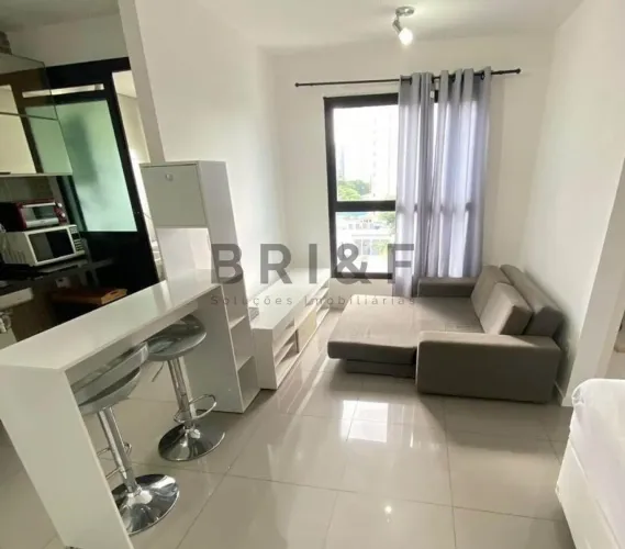 Apartamento à venda, 31m², mobiliado, 1 vaga de garagem. Brooklin