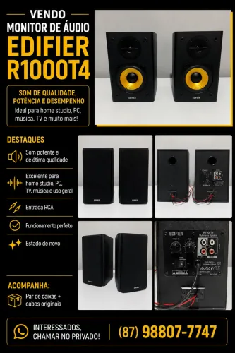MONITOR DE ÁUDIO EDIFIER R1000T4