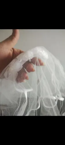 Tiara véu para chá de cozinha