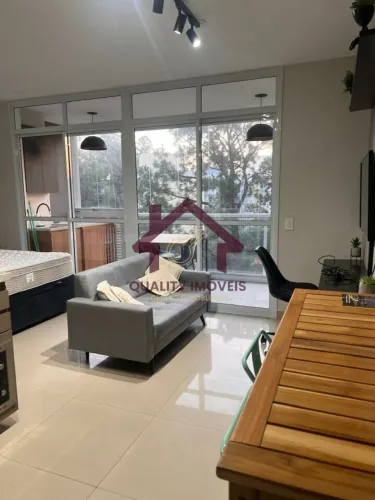 Studio Locação 35 m² 1 Vaga Mobiliado Vista Para Ponte Estaiada...