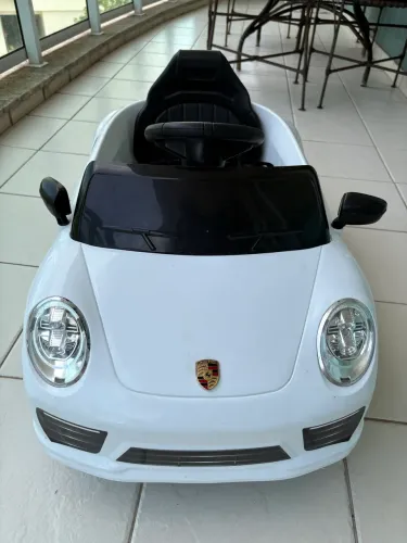 Carro Elétrico Infantil Estilo Porsche - Semi Novo - Controle Remoto