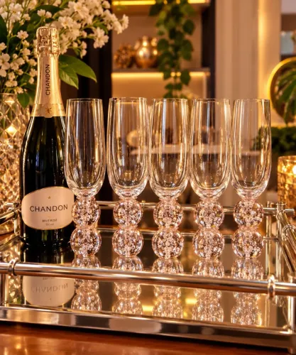 Taças bubble Rosé