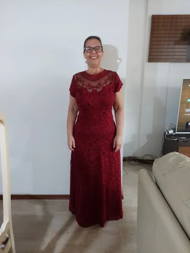 Vestido longo de festa