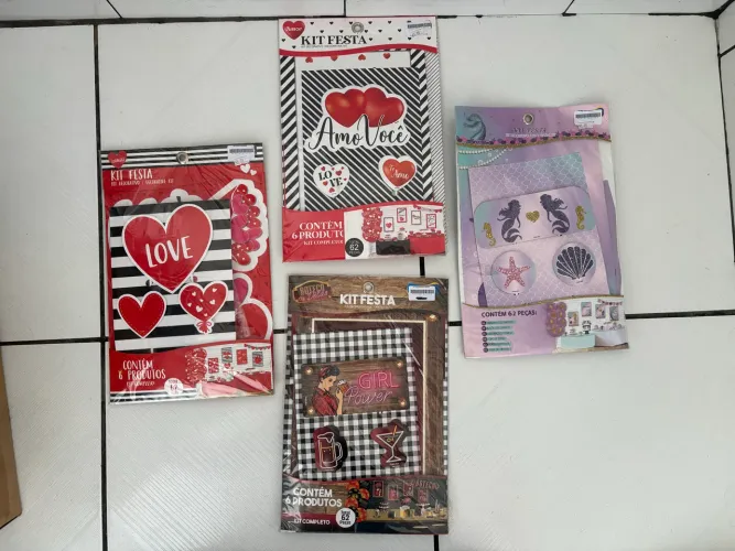 KIT FESTAS PARA VENDA - 42 UNIDADES