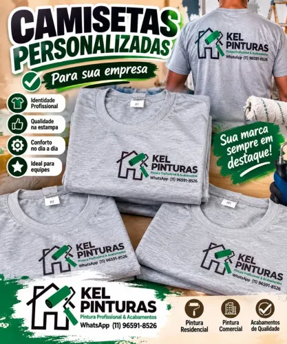 Camiseta para sua empresa