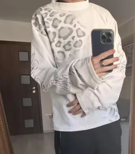 camisa de manga longa y2k