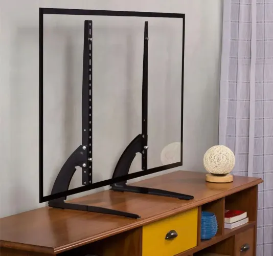 Suporte Base Pé Metalico Ajustavel TV Televisão LCD Plasma LED Parafusado