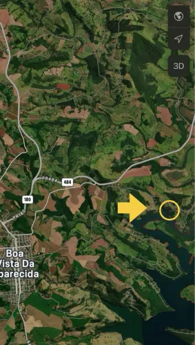 Terreno no lago de Boa Vista da Ap-pr