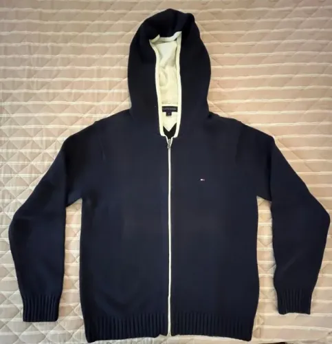 casaco tommy hilfiger - algodão orgânico
