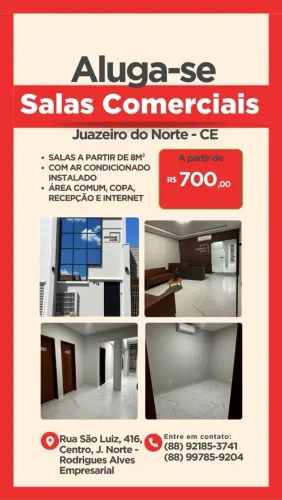 Salas comerciais - Centro de Juazeiro do Norte